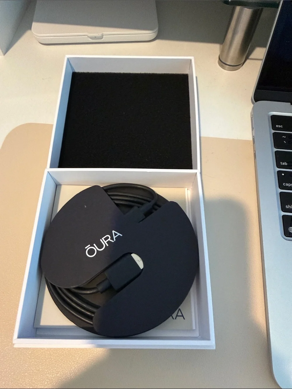 Oura Gen3 Horizon Silver Size 8
